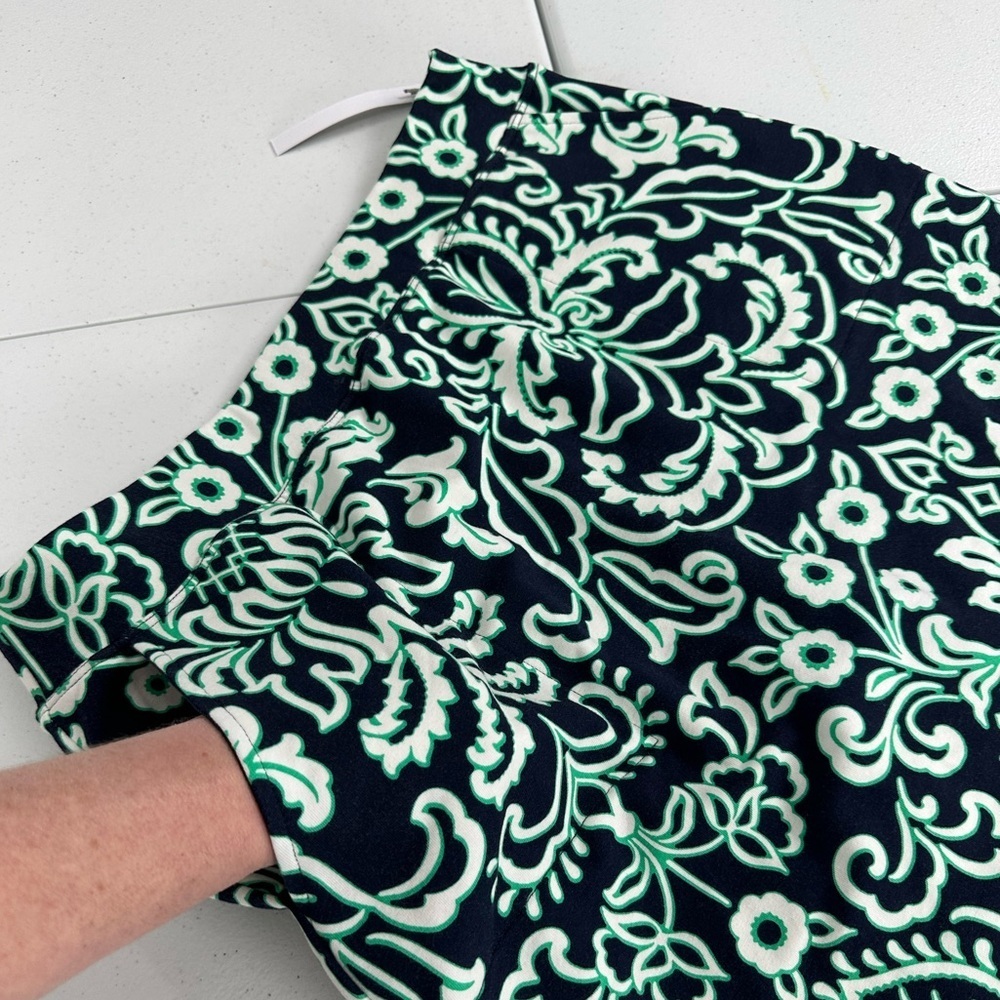 NWT Soft Surroundings Fina French Terry Skirt Skort Jaipur Scarf Floral Print - Picture 9 of 14